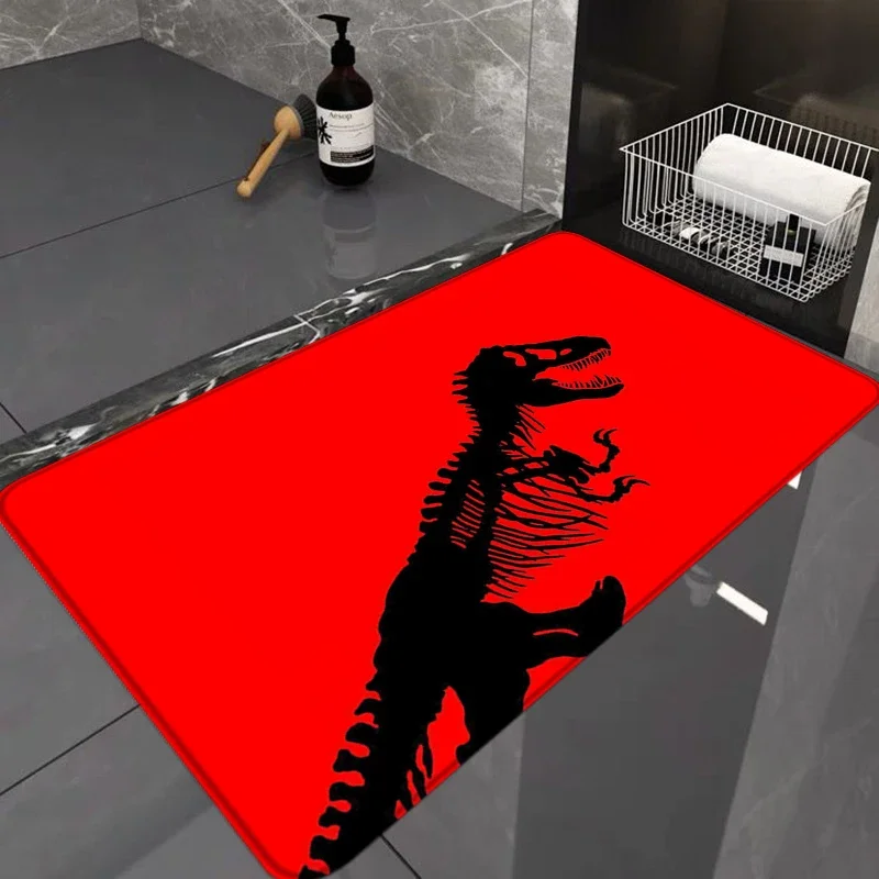 Mata do kąpieli Jurassic Park niestandardowe dywaniki do pokoju dywanik do sypialni maty pod drzwi wejściowe dywany stóp drzwi do łazienki modlitewne do kuchni