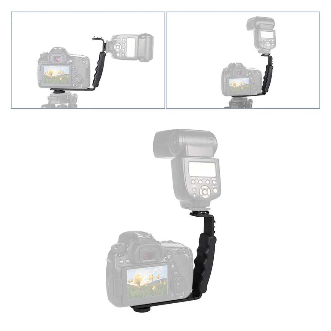 Vakuállvány Fényképezőgéphez Állványmenettel - Gimbal Rögzítéshez