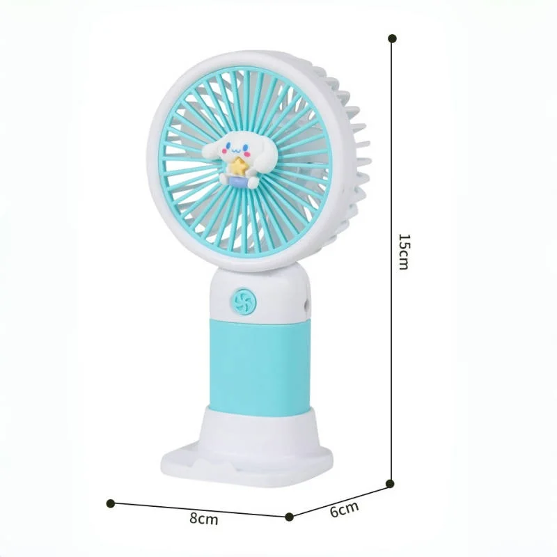 New Mini Cartoon Summer Hanging Neck To Heat Handheld Small Fan Portable Usb Charging Desktop Long Life Silent Gift 5