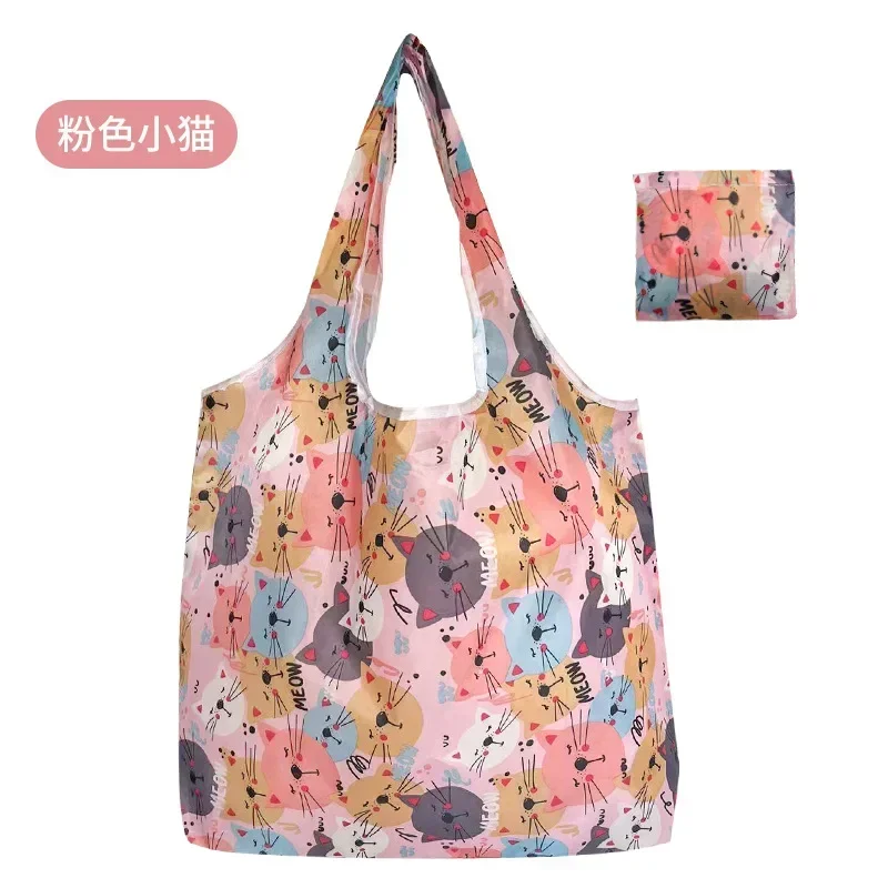 Eco-Friendly Foldable Shopping Tote with Large-Capacity