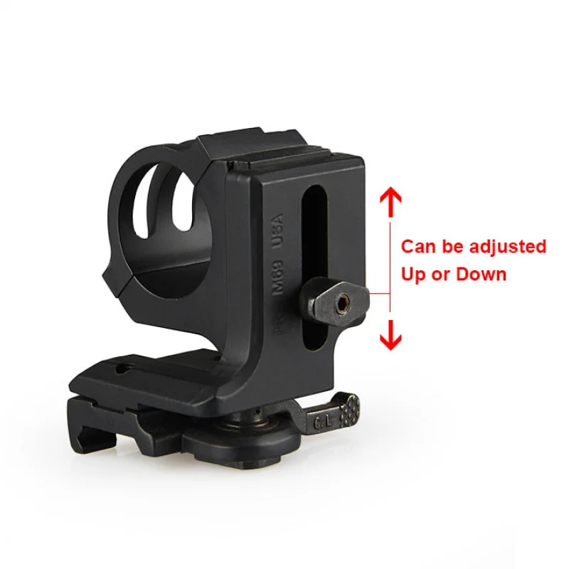 PPT Tactical quick detachable scope mout height adjustment fit 25mm and 30mm tube diameter airsoft scope mount GZ24-0041