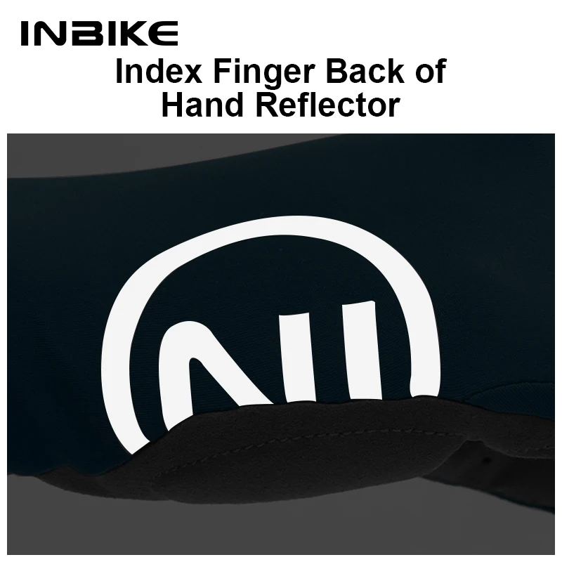 INBIKE Touch Screen Cycling Gloves Full Finger Thickened Palm Pad MTB Bike Gloves Spring Summer Bicycle Gloves Man 6