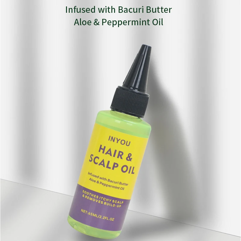 Antipruritic Oil Soothes Itchy Scalp and Removes Build-up Hair and Scalp Oil Infused with Bacuri Butter