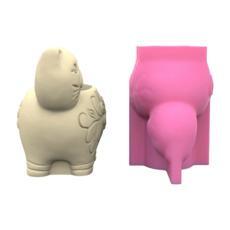 

Flexible Flowerpot Molds Silicone Pen Holder Mould Shaped Vase Molds
