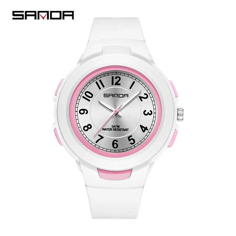 

SANDA 6095 2023 New Fashion Trend Women's Watches Sports Waterproof Wristwatch for Woman Watch Casual Clocks relogio feminino