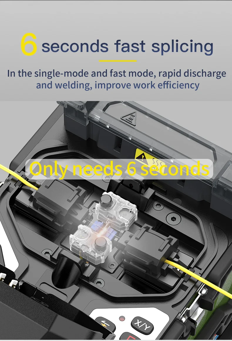 Komshine FX39 Original Fiber Optic Equipment Six Motors Trunk Splicing Machine S