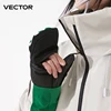 Vector Women Men Outdoor Double Board Snowboard Kevlar Waterproof Wear-resistant Semi Detachable Gloves 3M Cotton 3