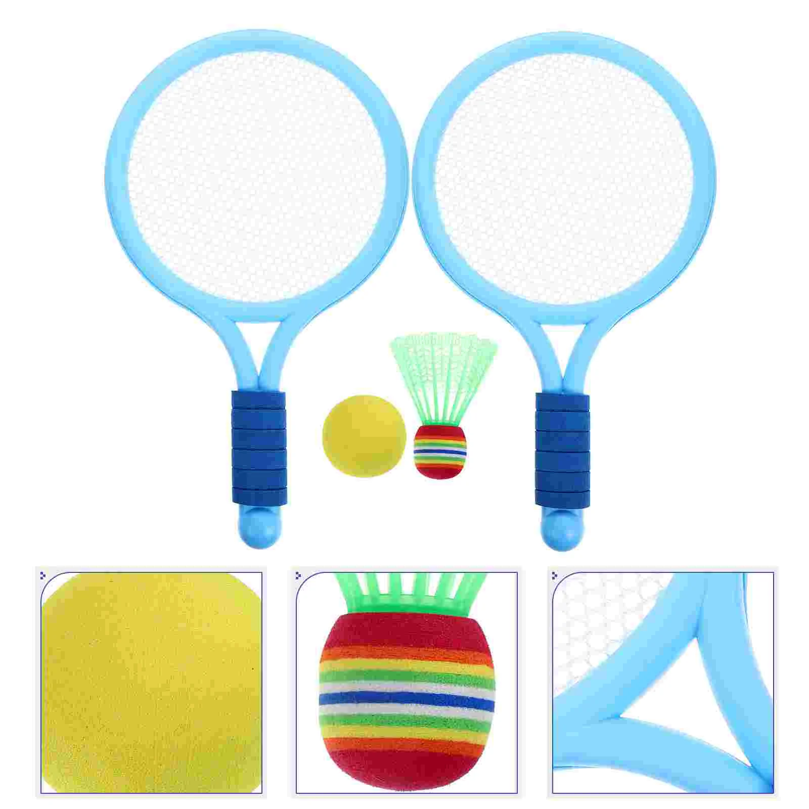 2 Pcs Exchange Racket Badminton Rackets Tennis Accessories Kid Childrens Toys Kids Ball Kidcraft Playset Outdoor 300g