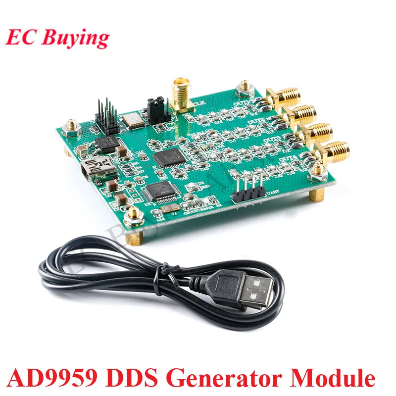 

AD9959, генератор радиочастотных сигналов, 4-канальный модуль DDS по инструкции, серийный выход, частота подметания, сигнал AM-плата генератора