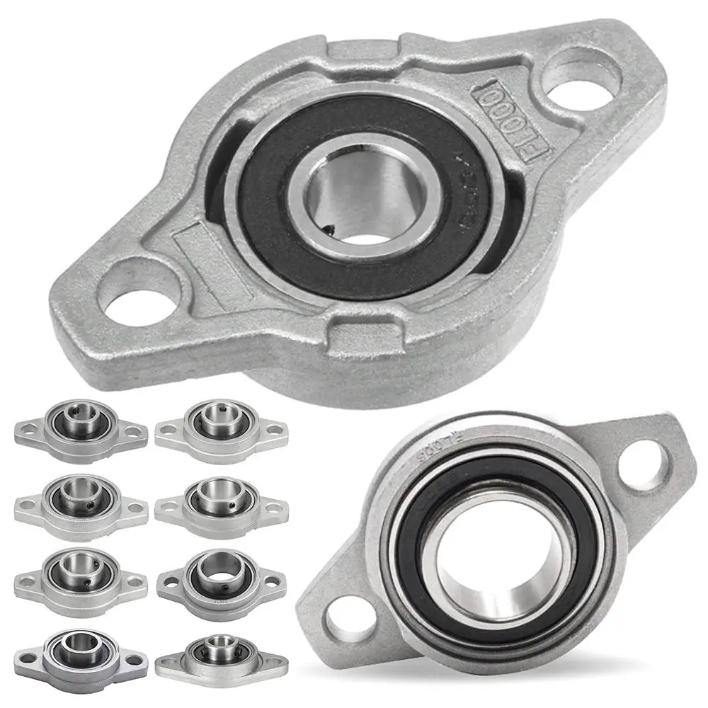 8mm 10mm 12mm 15mm Mounted Block Housing Thrust Bearing KFL08 KFL10 KFL12 KFL15 Pillow Block Bearing ZINC Alloy