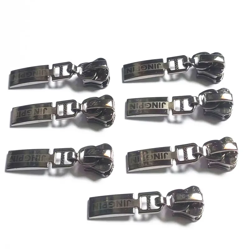 10/20Pcs 5# Resin Zipper Gun Black Zipper Head Clothing Home Textile Metal Slider For B07