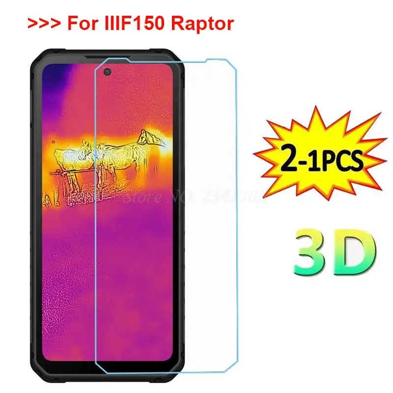 

2-1 шт. Защитное стекло для IIIF150 Raptor покрытие из закаленного стекла для Cristal Templado IIIF150 Raptor 6,8 "Защитная пленка для экрана