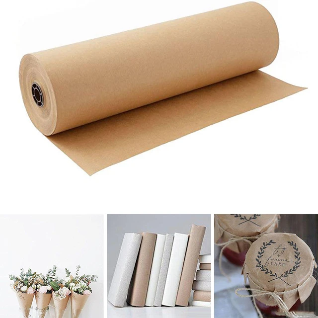 Christmas Kraft Packaging Roll  Kraft Paper Roll Packaging - Kraft  Wrapping Paper - Aliexpress