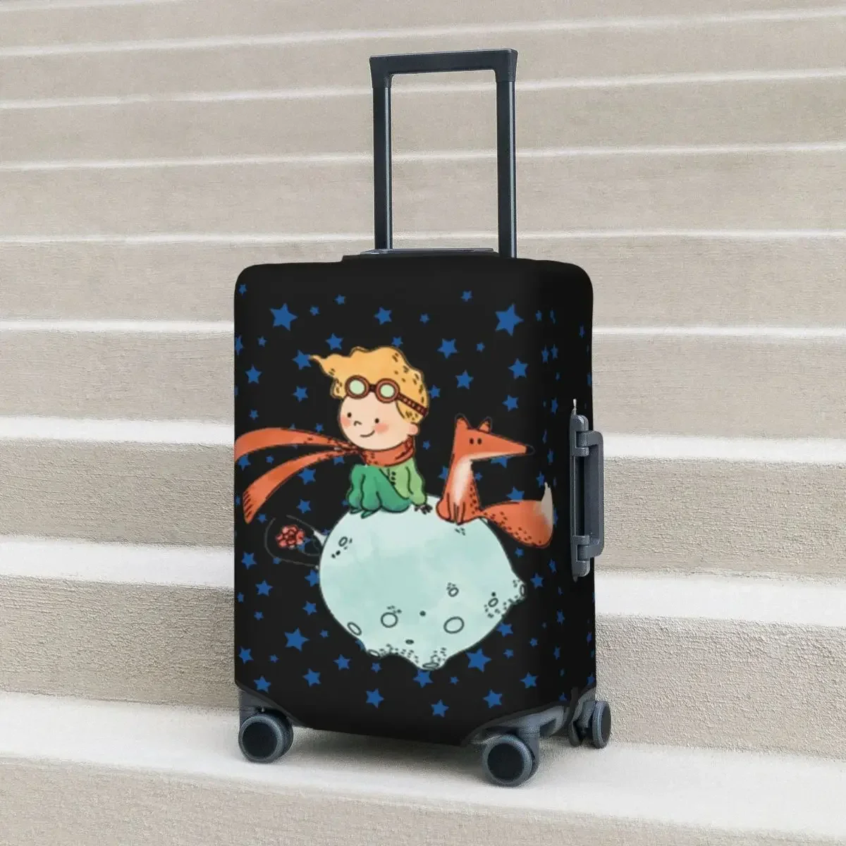 

The Little Prince Suitcase Cover Vacation Childrens Book Time Travel Fun Luggage Supplies Travel Protector