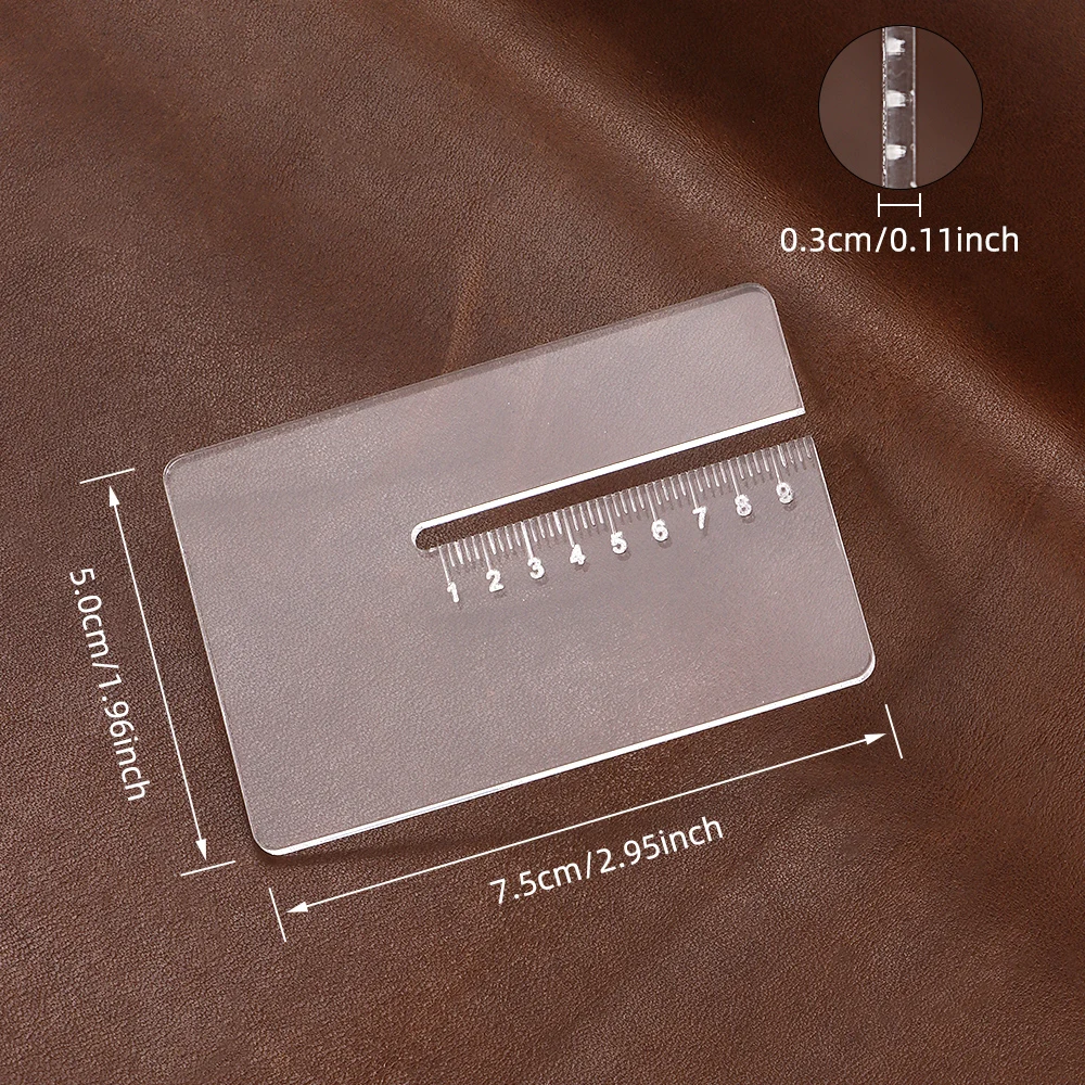 Steel Press Plate Leather Chisel Punching and Edge Chamfering Tool, Auxiliary Craft DIY Accessory