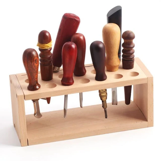 Wooden Tool Shelf,leathercrafts Tools Holder,tools Organizer,tools Display  Holder 