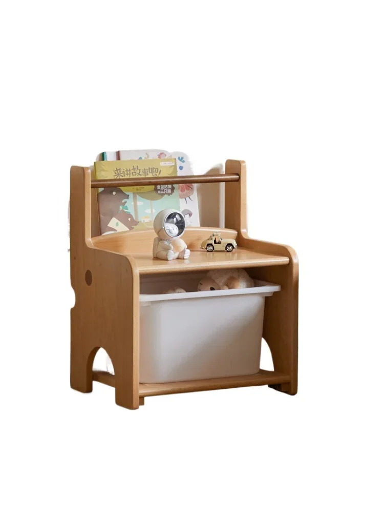 Solid wood children's bedside table Bedroom bedside storage cabinet Locker