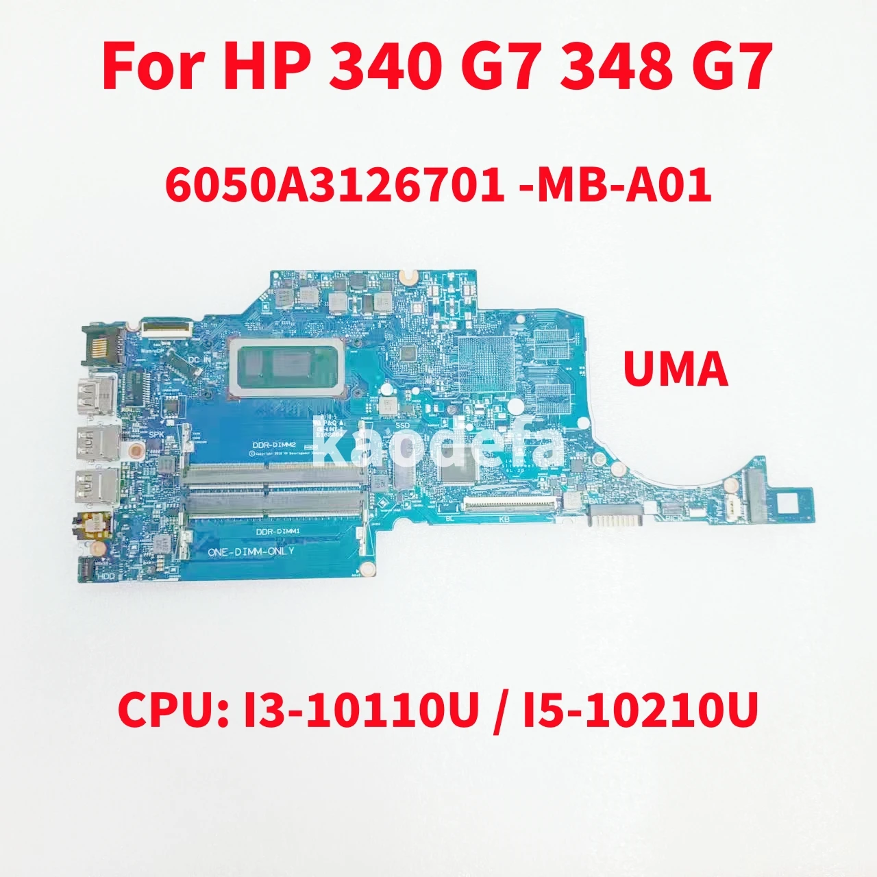 Системная плата для ноутбука HP 340 G7 348 G7 100% G7