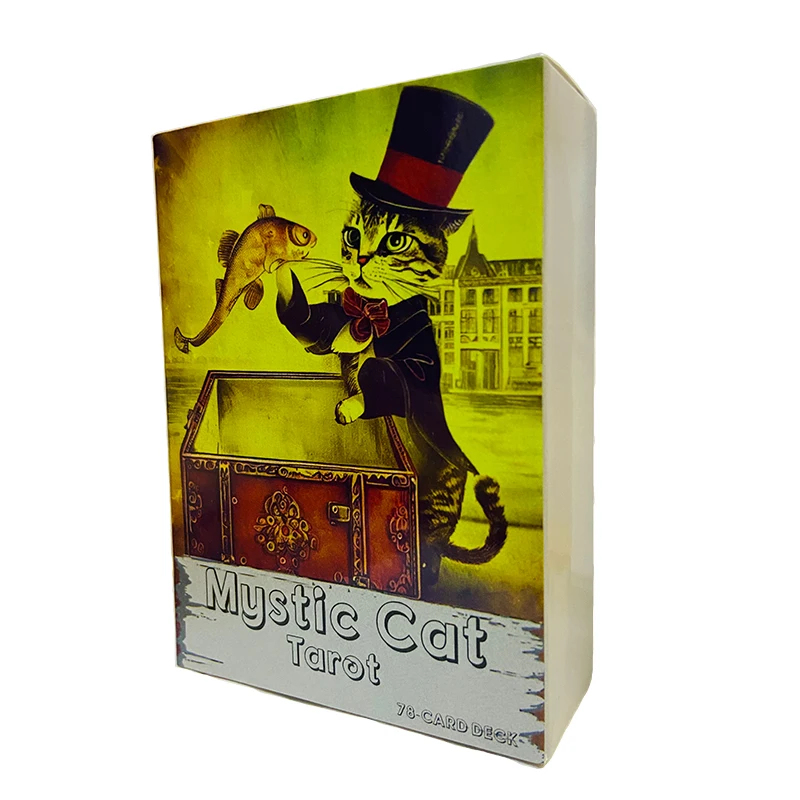 Oracle Deck Mystic Cat Tarot - 78 Karten Englische Version 8,9x6,4cm