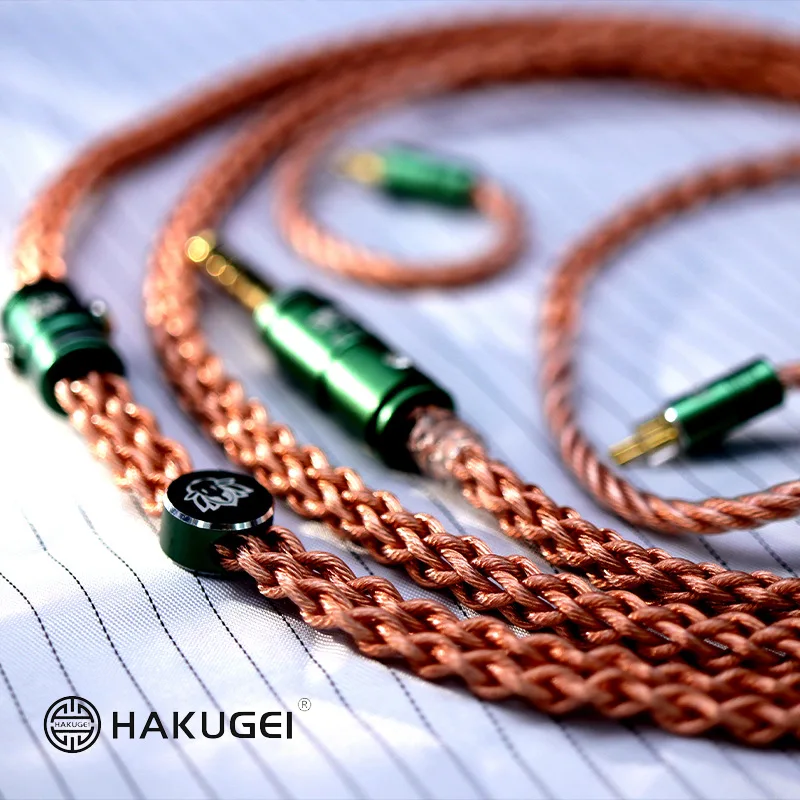 健康アクセサリー HAKU HAKUGEI Healer Litz high purity oxygen-fee OCC copper cable 3.5