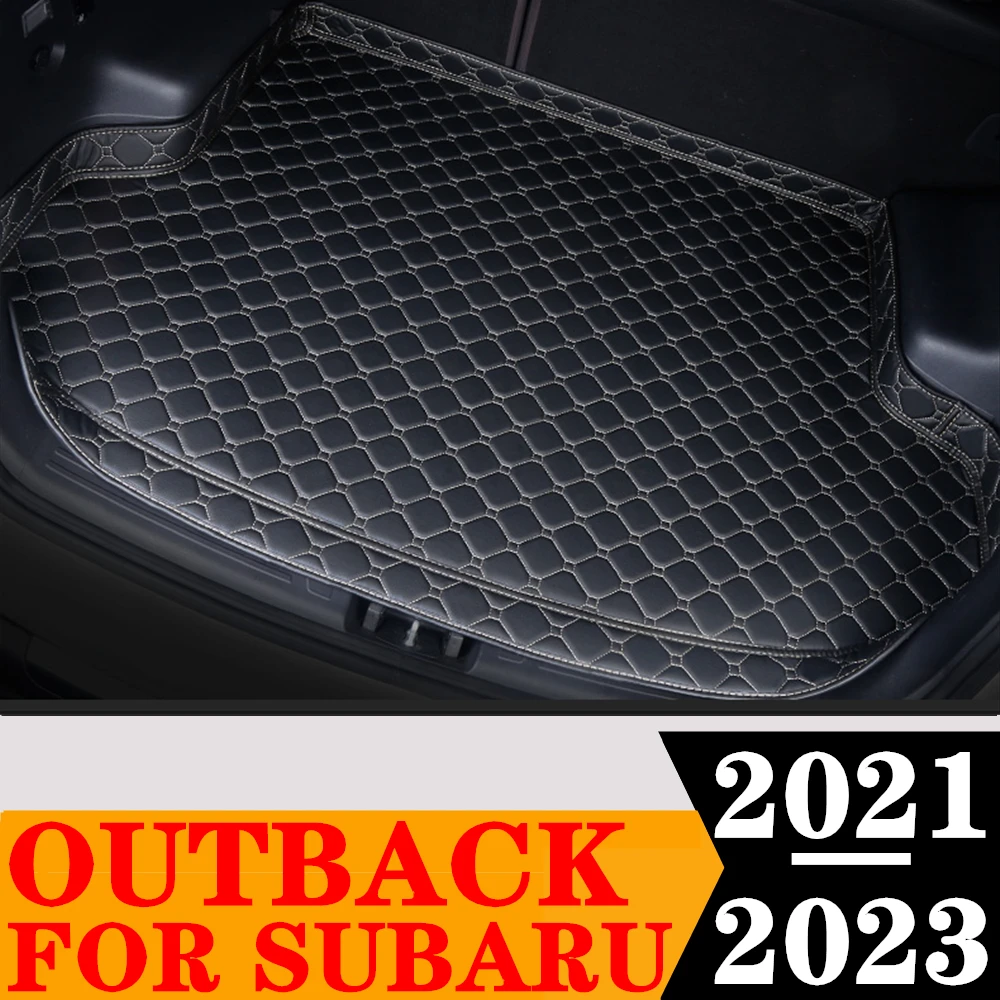 

Боковой коврик для багажника автомобиля для SUBARU Outback 2023 2022 2021, поднос для багажника, коврик для багажника, Задняя подкладка для груза, ковер, защитный чехол, детали