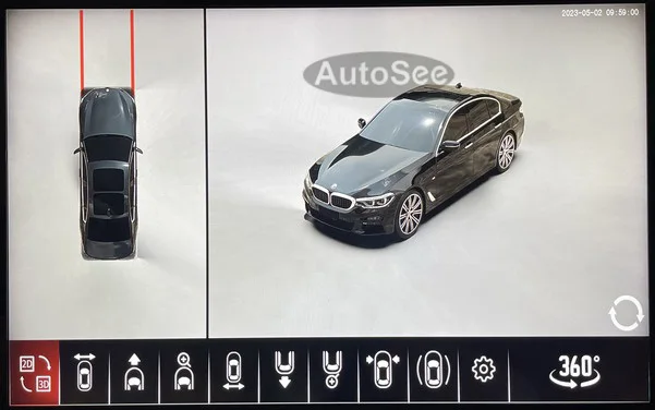 for BMW 5 series F10 F11 F07 G30 G31 car 360 degree camera birds eye 3D Panoramic view Front rear side Surround reversing system