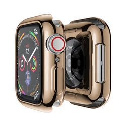 Silicone Bumper & Screen Protector - 41mm series 7 8 9 (Vintage gold)
