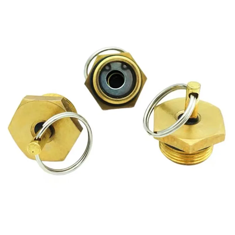 

For CNHTC SINOTRUK HOWO SITRAK SHACMAN Gas Reservoir Drain Valve Screw Pure Copper Waterproof Valve Screw