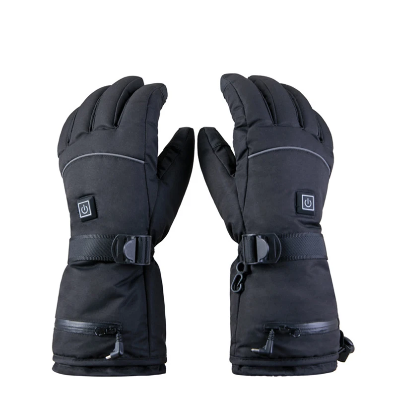 Winter Heated Gloves Thermal Women Men Battery Case Heating Gloves Skiing Motorcycle Water-resistant Warm Cycling Thermal Gloves 6