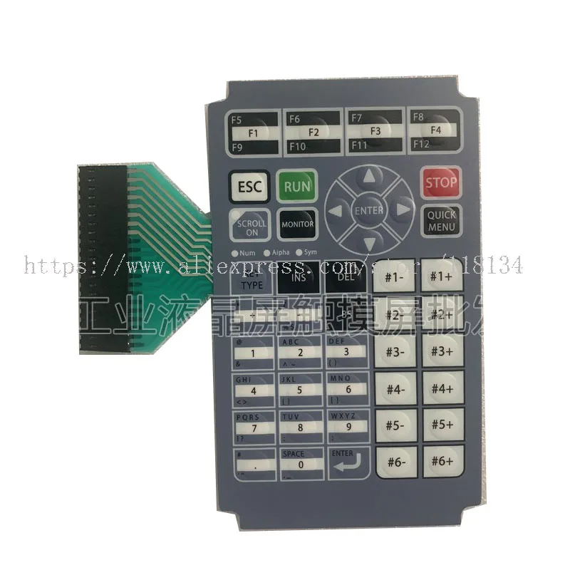 Per Yamaha Kcx-M5110-110 Pbx 5M Hmi Plc Tastiera Con Interruttore A Membrana Tastiera