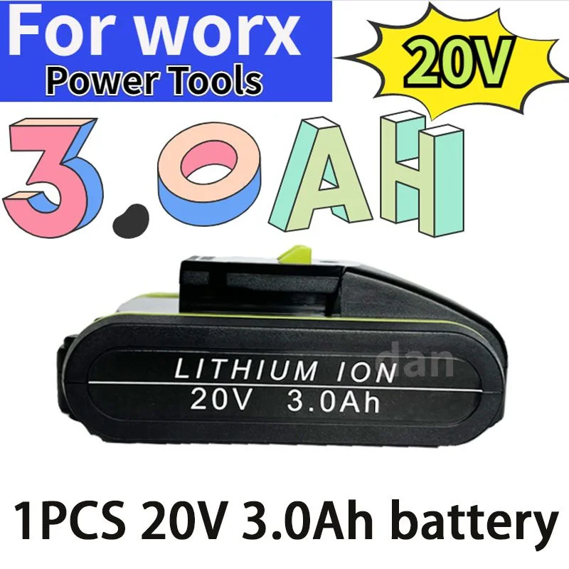 

Worx electric tool lower leg lithium-ion 3.0 Ah20V battery replacement