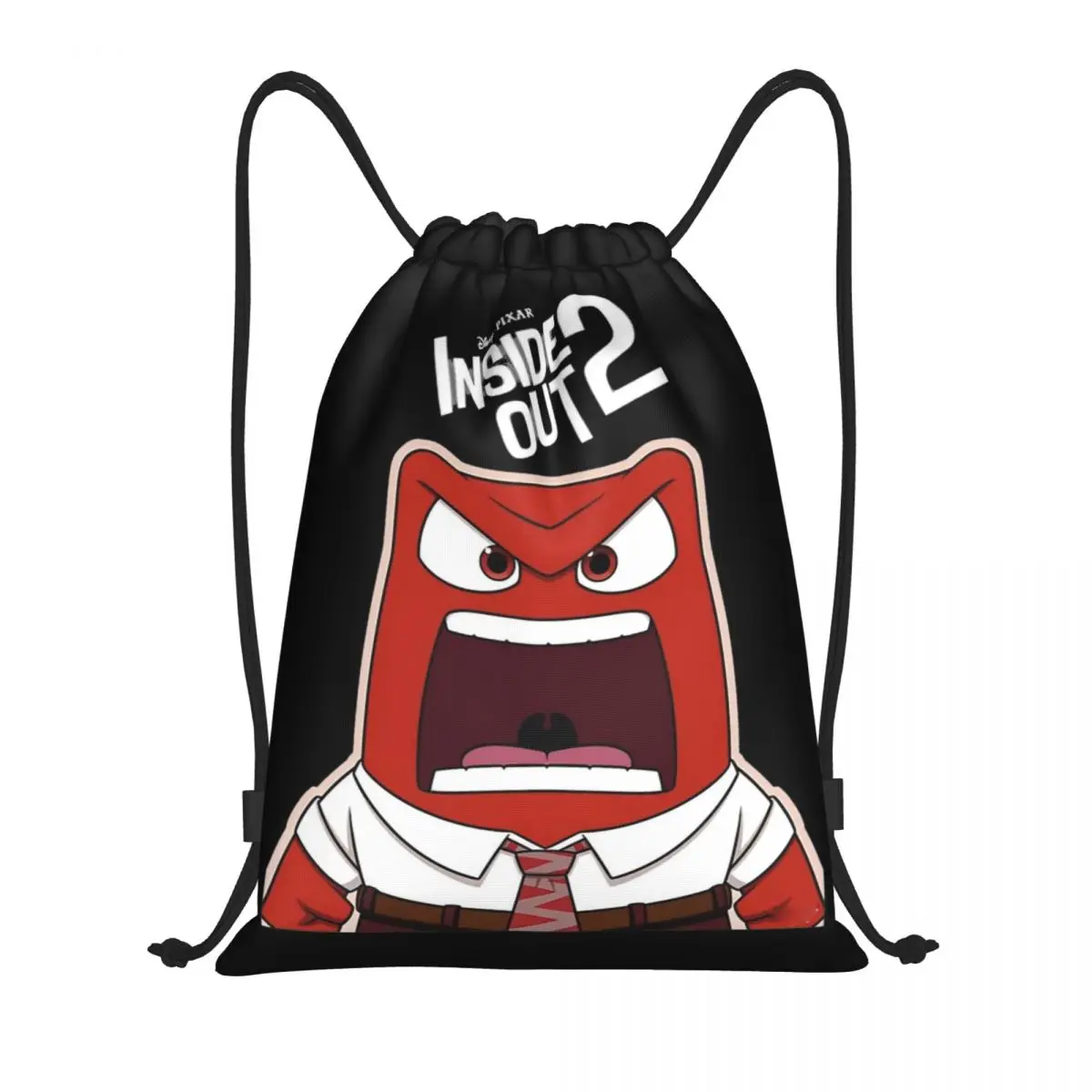 thumbnail image 1 of Mochila deportiva con cordón para el gimnasio, mochila con cordón de dibujos animados para senderismo, emociones y ansiedad, 1 of 5