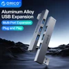 ORICO Aluminum USB HUB Multi Splitter USB 3.0 2.0 4-Port Adapter Expansion Dock OTG Dock for Macbook Pro PC Computer Accessories 1