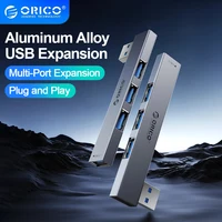 ORICO Aluminum USB HUB Multi Splitter USB 3.0 2.0 4-Port Adapter Expansion Dock OTG Dock for Macbook Pro PC Computer Accessories 1