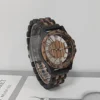 Men's Wood Quartz Watch Personalised Fashion Transparent Hollow Watch Timepieces Wooden Wrist Watches For Men Dropshipping 5