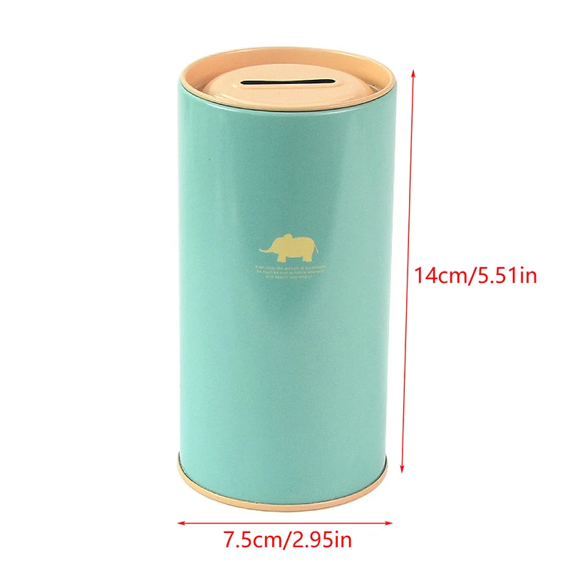 1PC Animal Candy Color Piggy Bank Metal Coin Box Cute Sundries Cans Storage Cans Gift Home Decor Money Box