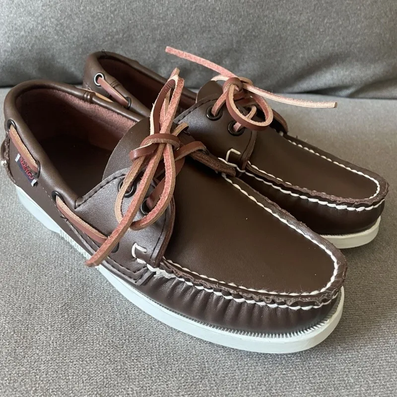 

Лидер продаж, мужские туфли-лодочки, удобная обувь для вождения для мужчин, брендовая модная повседневная обувь ручной работы, носимые прогулочные туфли для женщин