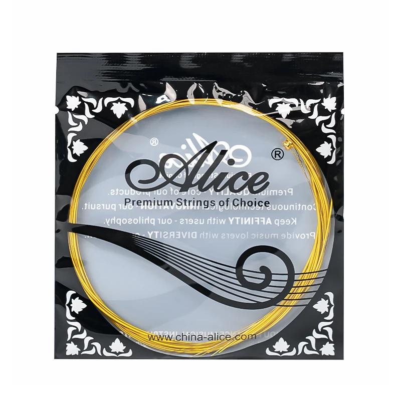 Alice Electric Guitar Strings AWR59J 09-42/10-46 Gold Color
