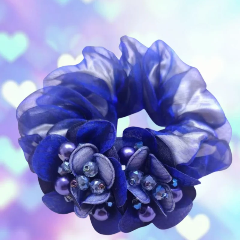 Rubber Band Headdress Flower Hair Rope Elegant Woman Updo  display picture 1
