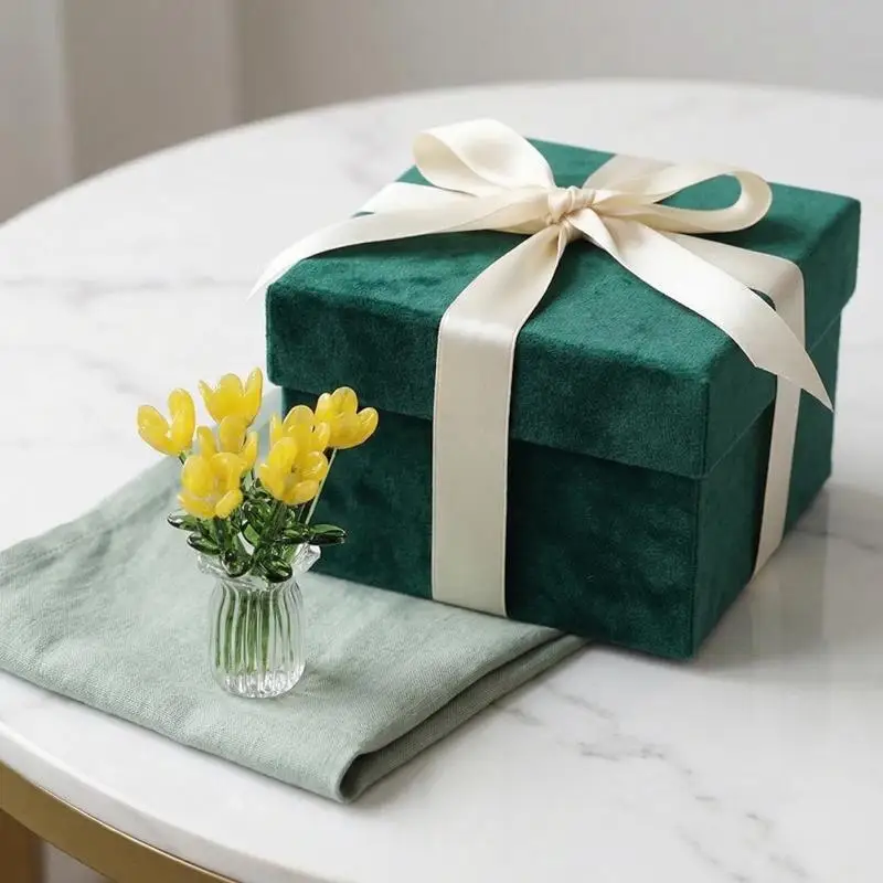 Simulation Glass Flowers 6/7Pcs Artificial Floral Stems for Realistic Home Fresh Decor and Gift Inspiration