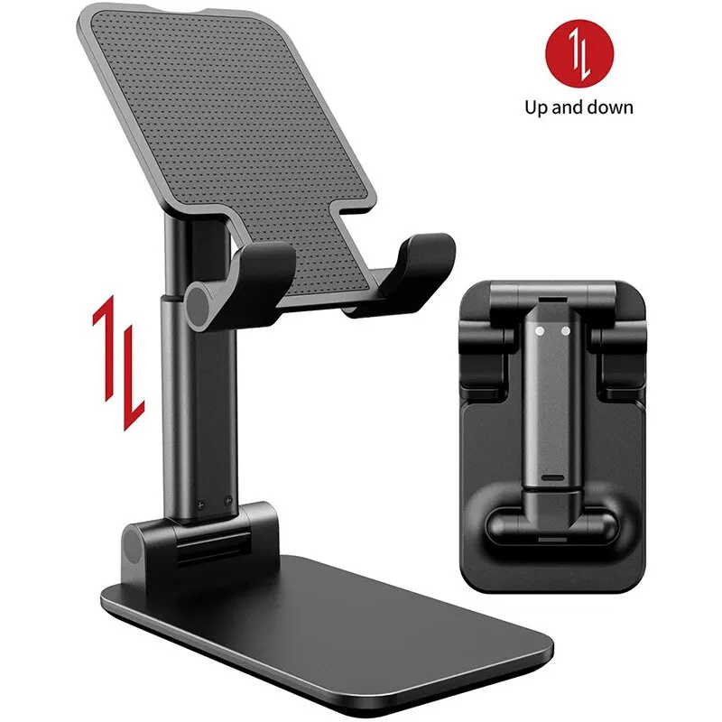 Mobile Phone Holder Stand Desktop Lazy Bedside Bracket Support Stand  Foldable and Hoisting Multi-Function Telescopic Holder