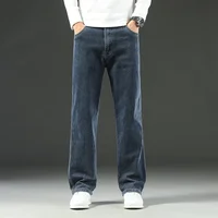 Jeans baggy droit à jambes larges pour hommes, pantalons décontractés d'affaires, vêtements de marque, nouveau style Y2, printemps et automne 2025 2