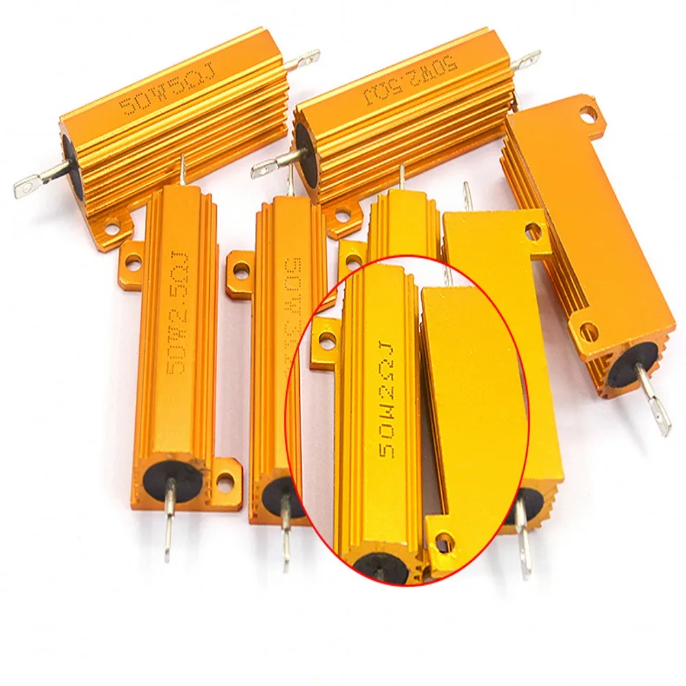 1% 금속 필름 저항, 저항 범위 0.1R ~ 10M, 다양한 값 제공 (1K, 1.2K, 1.3K, 3.3K, 10K, 22K, 33K, 120K, 360K, 18K, 390K, 470K, 82K, 100K, 1M), 로트당 10 개. 9 알루미늄 파워 금속 쉘 케이스 권선 저항, 50W, 0.01R ~ 100K 1 6 8 10 20 200 500, 1K 10K ohm 저항 RX24, 2 개