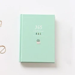 Colorful Illustrated Daily Planner & Journal Agenda (Light Green)