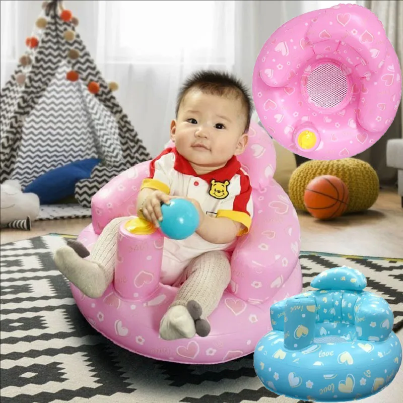 Baby Seats and Sofas Inflatable Baby Chair Seat for Babies Infant Back Support Sofa Sitting Chair for Newborn Eating Bath