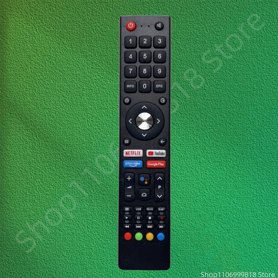 Telecomando Di Ricambio Con Microfono Per TV ChiQ/Saba/Kogan Android, Modelli U50H U55H U65H7S