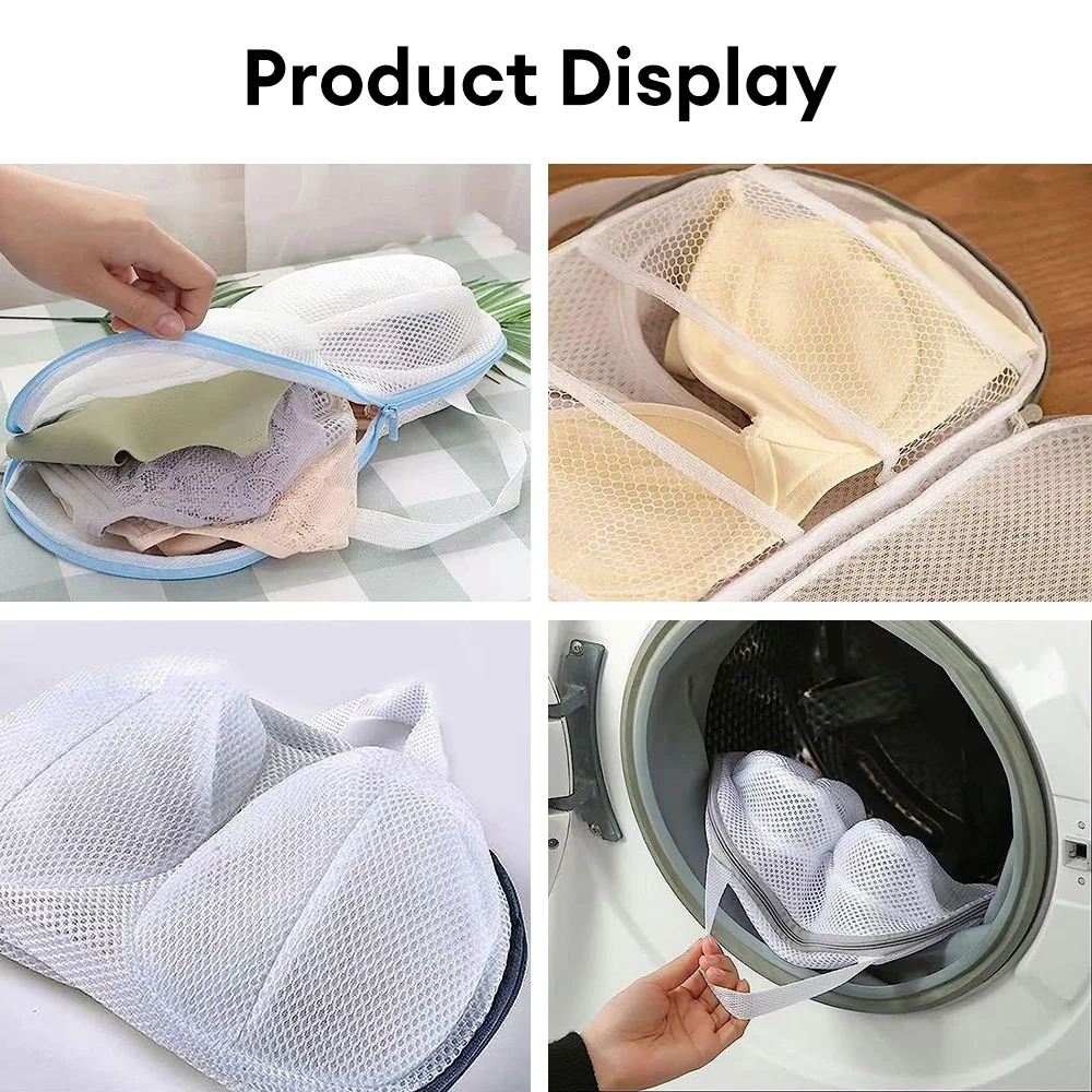 Brassiere Use special Travel Protection Mesh Machine Wash Cleaning Bra Pouch Washing Bags Dirty Net Underwear Anti Deformation 5