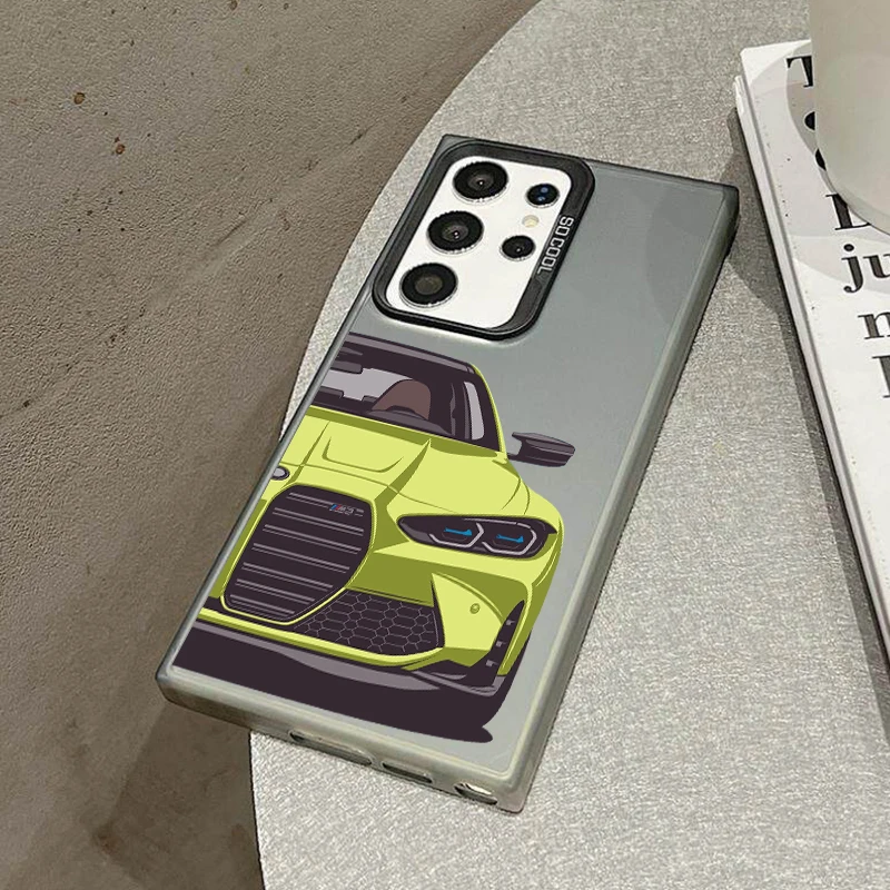 Sporty Laser-Enhanced Phone Case with PC+TPU Protection
