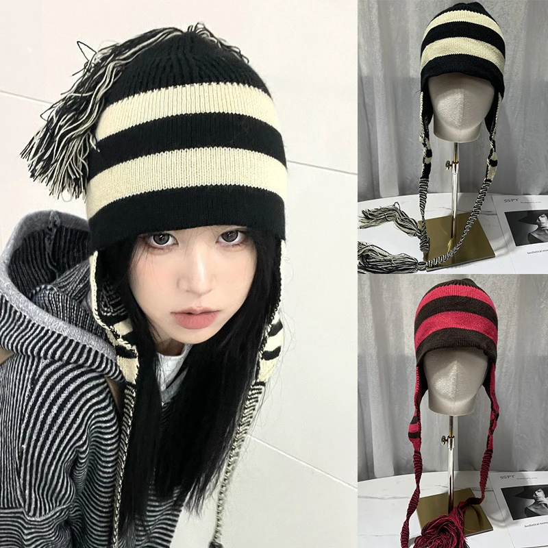 Gorro De Invierno Unisex NPJY - Talla Única, Color Rosado, Grueso Y Cálido, Cubre Orejas