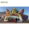 New design giant butterfly style inflatable stage tent with custom logo for stage backdrop 2